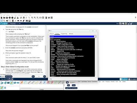 Navigate the IOS 80% complete -  Packet Tracer