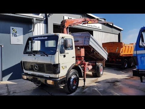 TRUCK MERCEDES-BENZ 1622 4X2 TIPPER FIŠ TRUCKS & MACHINERY SLOVENIA