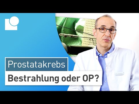 Prostatakrebs-Behandlung: Strahlentherapie oder Operation?