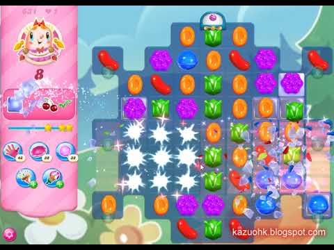 Candy Crush Saga Level 631 (3 stars, NO boosters)