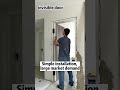 WPC wall panel invisible door installation，Chinese supplier，home improvement