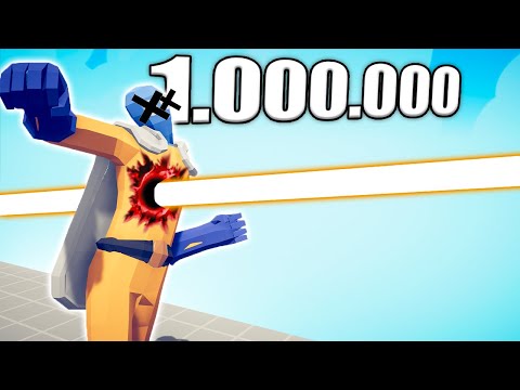 1.000.000 DAMAGE in ONE SHOT - TABS | Totally Accurate Battle Simulator 2023
