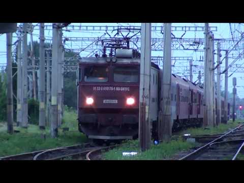 Trenul IR1952 Suceava Nord - Mangalia pleaca din Suceava cu 11 vagoane - 06.08.2017