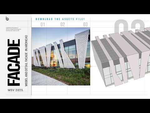 Facade Modeling and Detailing in ArchiCAD | Curtain Wall Tool