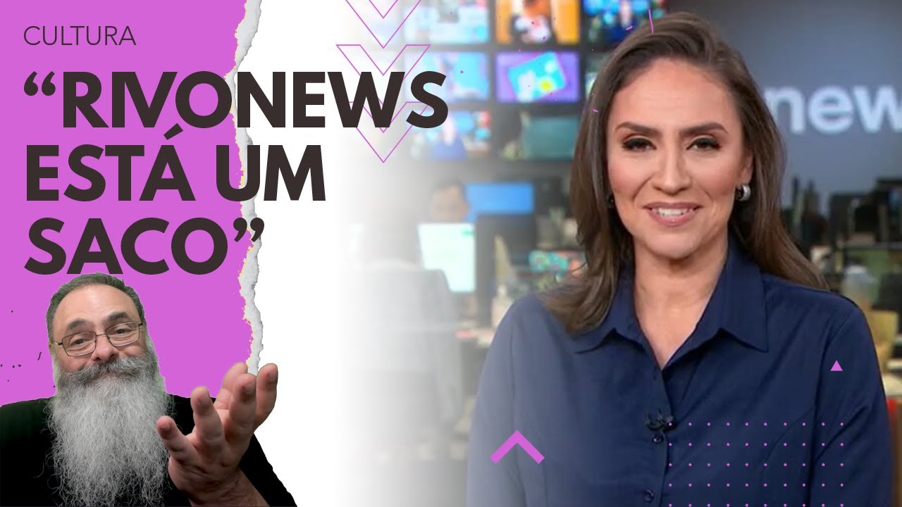 JORNALISTA critica a GLOBO NEWS diz que JORNAL está CHATO e só com RIVOTRIL para AGUENTAR
