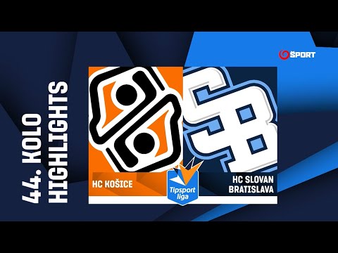 44. kolo: HC Košice - HC Slovan Bratislava 3:1 (0:1, 2:0, 1:0)