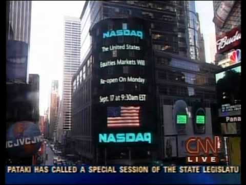CNN 9/11 LIVE TV Coverage (9/17/01)  7:45 A.M - 8:00 A.M