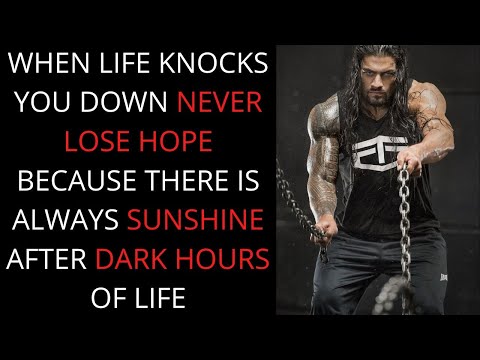 When life knocks you down just get back up