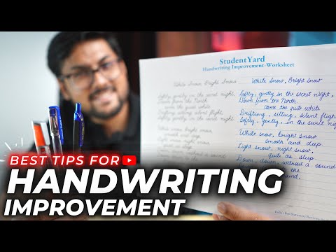 How to Improve Handwriting | Best Tips to Improve Cursive Writing and Presentation + Practice Sheets