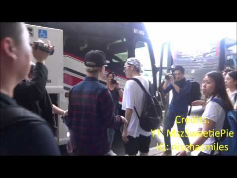 ZICO NOTICED ME. (BLOCK B at JFK in NYC 140621 Short Fancam)