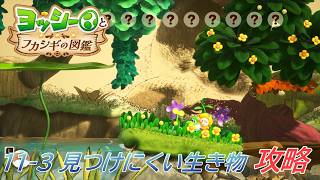 【ヨッシーとフカシギの図鑑】11-3 特集 見つけにくい生き物 調査コンプリート【攻略/switch2】
