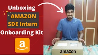 Unboxing the Amazon SDE Intern Onboarding Kit | Which Laptop do Interns get?