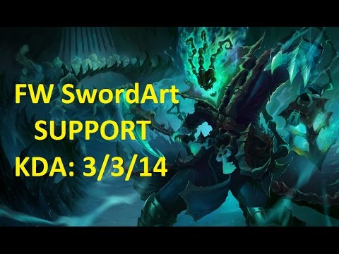 FW SwordArt - Thresh - Support - KR LOL Master 468LP