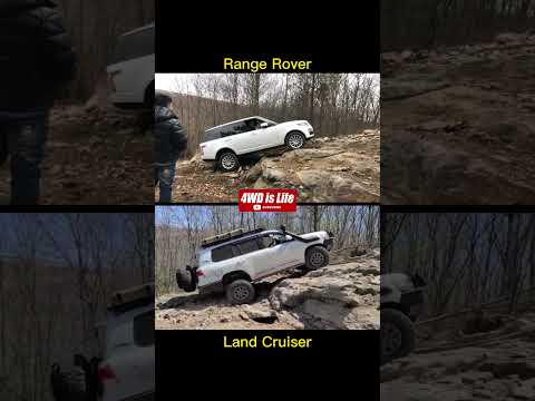 Land Cruiser vs Range Rover #offroad #toyota #rangerover #landrover