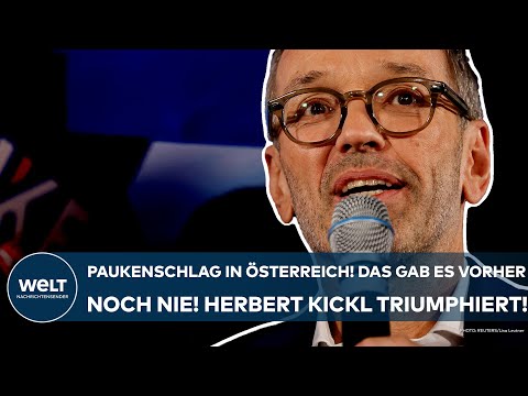 WAHL IN ÖSTERREICH: Paukenschlag! Historisch! Das gab es vorher noch nie! Herbert Kickl triumphiert!