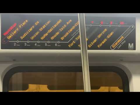 Washington DC Metro Red Line From DuPont Circle to Judiciary Square