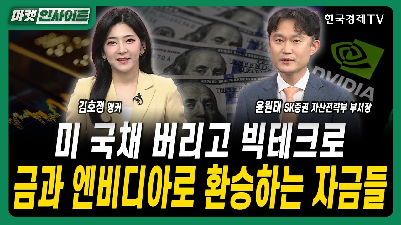 미 국채 버리고 빅테크로...금과 엔비디아로 환승하는 자금들ㅣ윤원태 SK증권 자산전략부 부서장