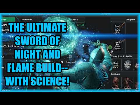 The ULTIMATE Sword of Night and Flame Build-- with SCIENCE! - Elden Ring Build Guide (DLC & NO DLC)