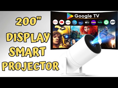 WISHOLY Mini Projector with WiFi and Bluetooth, Built-in Streaming Apps