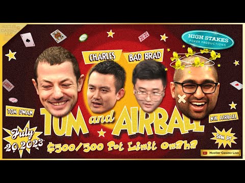 Tom Dwan, Nik Airball, Bad Brad & Charles Play $500/500/1K POT LIMIT OMAHA! (Part 2 of 2)
