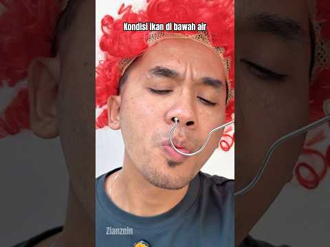 Kondisi ikan di dalam air #zianzein