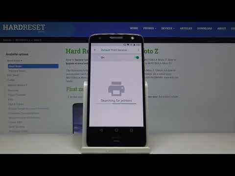 How to Connect Printer with MOTOROLA Moto Z – Manage Printer Settings