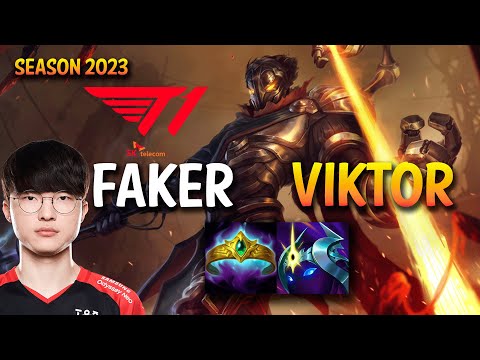 T1 Faker VIKTOR vs YASUO Mid - KR Ranked