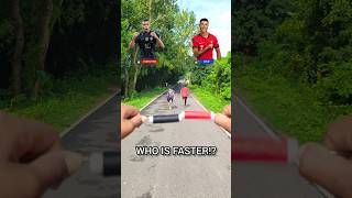WHO IS FASTER!? ⚡️ Ronaldo Mbappe SPEED CHALLENGE #shorts #mbappe #ronaldo #speed #challenge #yt