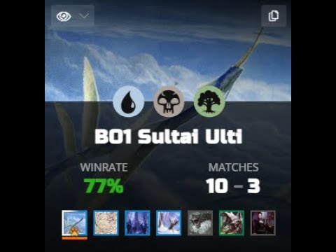 Best of 1 Sultai Ultimatum Strixhaven 77% Winrate