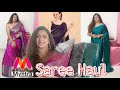 Myntra Affordable Saree Haul Partywear Saree Haul Swati Dash