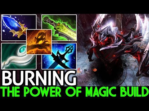 BURNING [Shadow Fiend] The Power of Magic Build Endless Shadowraze 7.22 Dota 2