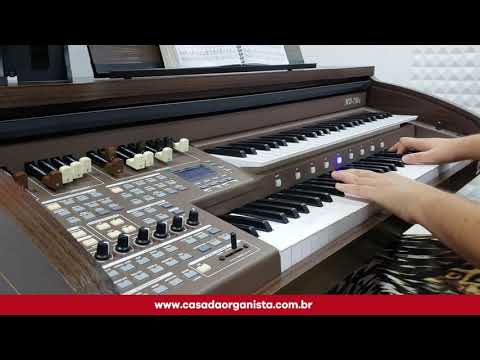 TOKAI MD 750S WENGUE- HINO 332 (HINÁRIO 05 CCB) - É CRISTO QUEM CUIDA DE TI - CASA DAS ORGANISTAS