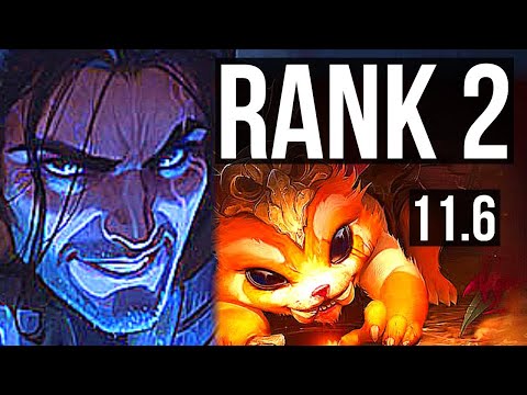 SYLAS vs GNAR (TOP) (DEFEAT) | Rank 2, Rank 2 Sylas, Dominating | KR Challenger | v11.6