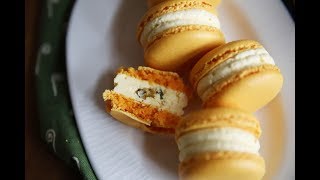 군옥수수 마카롱 만들기~ Corn flavor macarons, トウモロコシマカロン/젠엔콩
