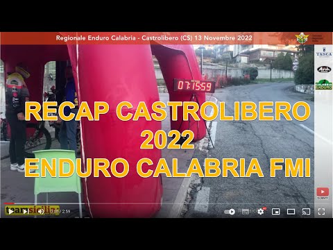 RECAP 5ª Regionale Enduro Calabria - Castrolibero (CS) 13 Novembre 2022