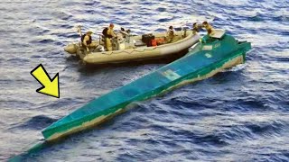 Strange blue boat stopped by coastguard – what it contained stunned them