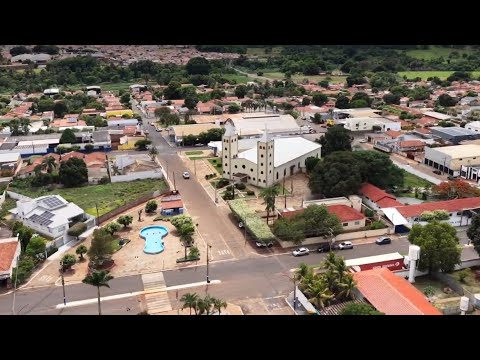 CACHOEIRA ALTA GOIAS, PROJETO VISÃO AÉREA - VISTA GERAL DA CIDADE.