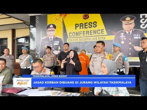 POLRES TASIKMALAYA UNGKAP KASUS PEMBUNUHAN WANITA ASAL SLEMAN