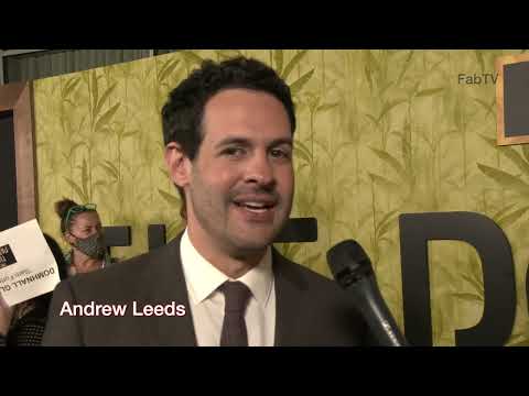 Actor Andrew Leeds arrives at  "The Patient" premiere.