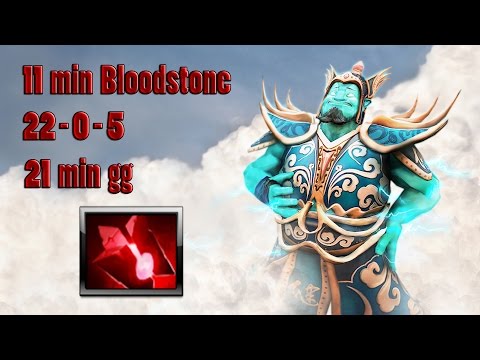 MidOne plays Storm Spirit with 11 min Bloodstone