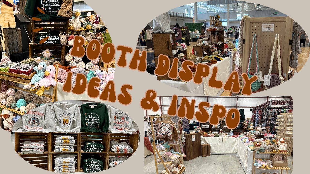 Craft Show Booth Display Ideas and Inspo, Market Booth Displays, 10 x 10, Corner, 8 x 3, Small Biz