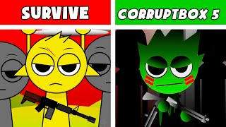 Incredibox Sprunki Survive VS Corruptbox 5 New mod