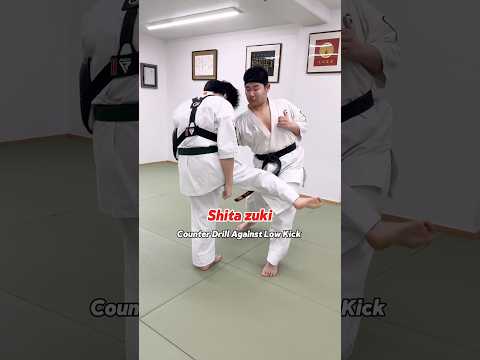 【カウンタードリル】ローキックに対して下突き #大谷道場 #空手 #karate #martialarts #shorts #shortvideo