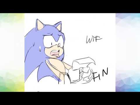 Mini Comic gracioso de Sonic 😂🤣😂 /' Sombra con sombra'/ Pobre Sonic😅😆