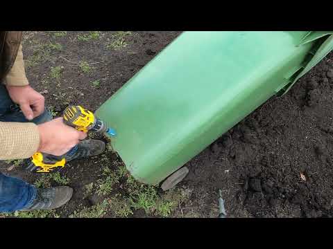 (154) Making a Wormery from a Wheelie Bin.