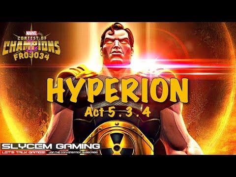 Act 5.3.4 100% | Hyperion Boss | Marvel Contest Of Champions
