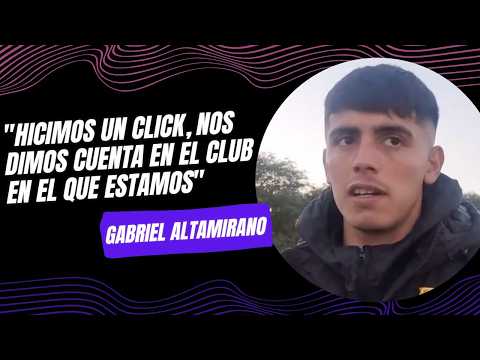 “Hicimos un click, nos dimos cuenta en el club en el que estamos”