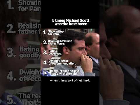 5 times Michael Scott was the BEST boss #TheOffice #SteveCarell #ThatWhatSheSaid #Comedy