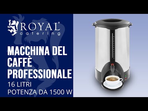 Video - Macchina del caffè professionale - 9 L