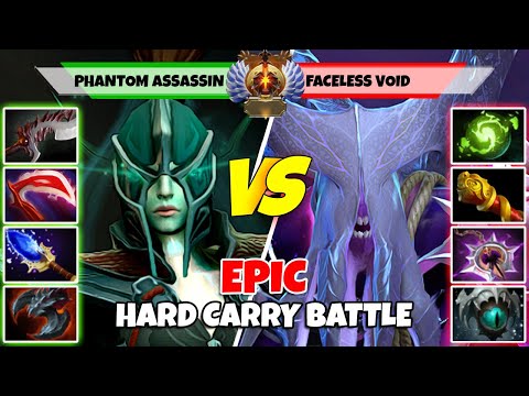 PHANTOM ASSASSIN (Carry) vs FACELESS VOID (Carry) - Battle Of Immortal Rank Dota 2 Players - Z Dota